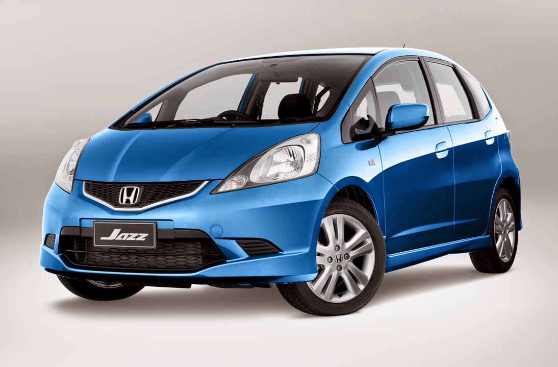 Mobil Honda Jazz warna biru