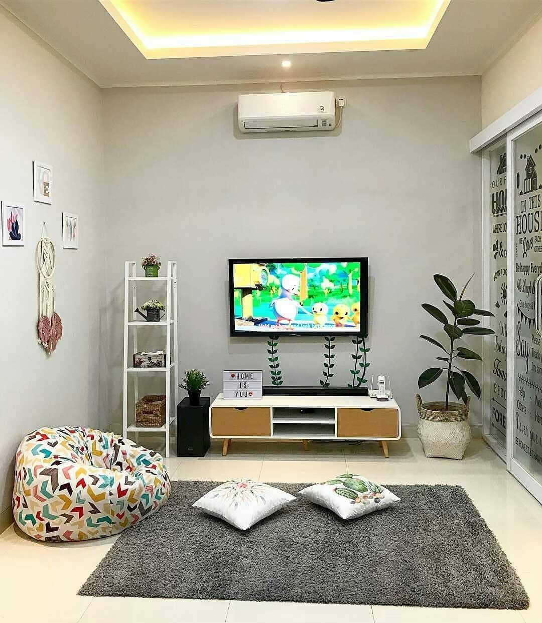 ruang tv minimalis sederhana