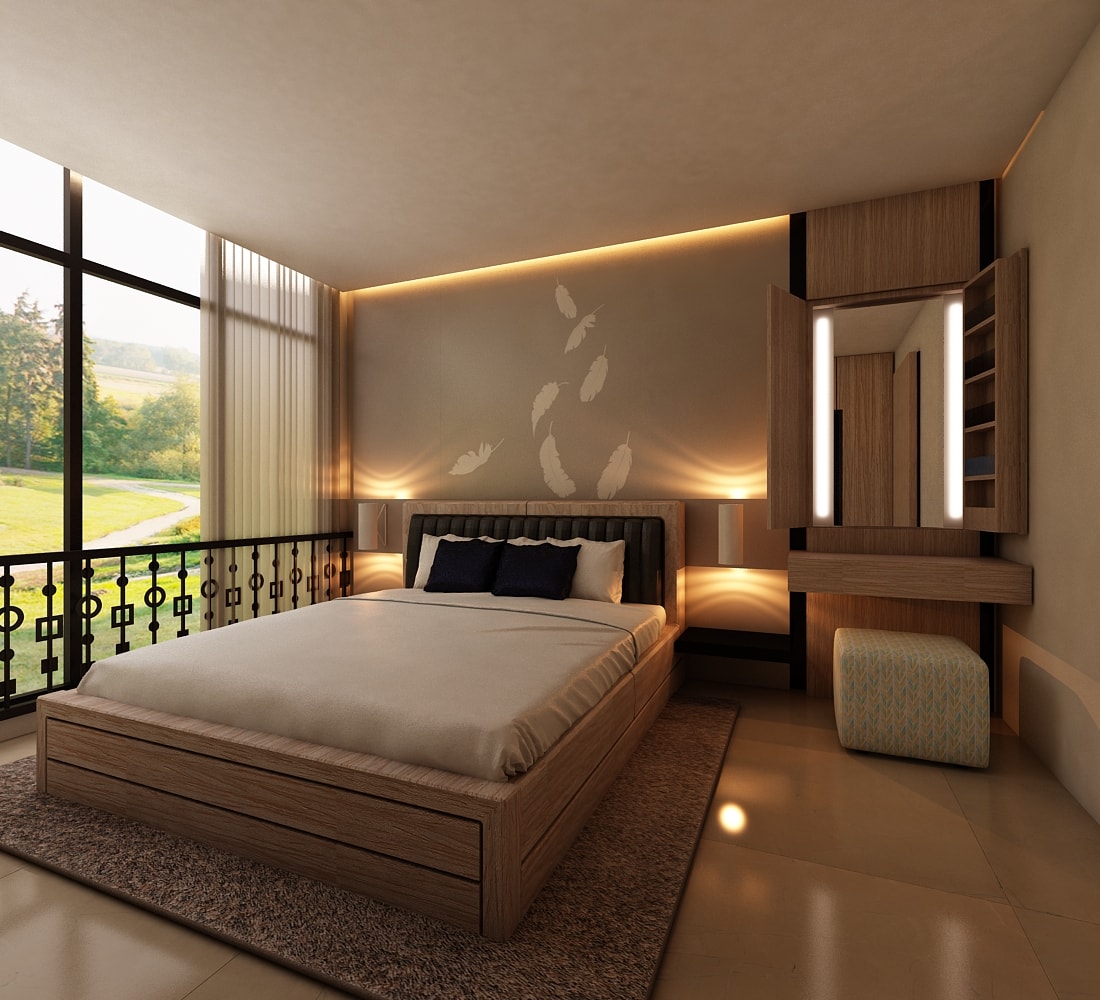 desain kamar tidur minimalist remaja sederhana