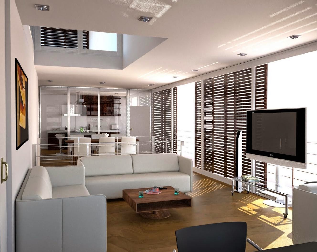 Gambar contoh desain interior rumah sederhana minimalis
