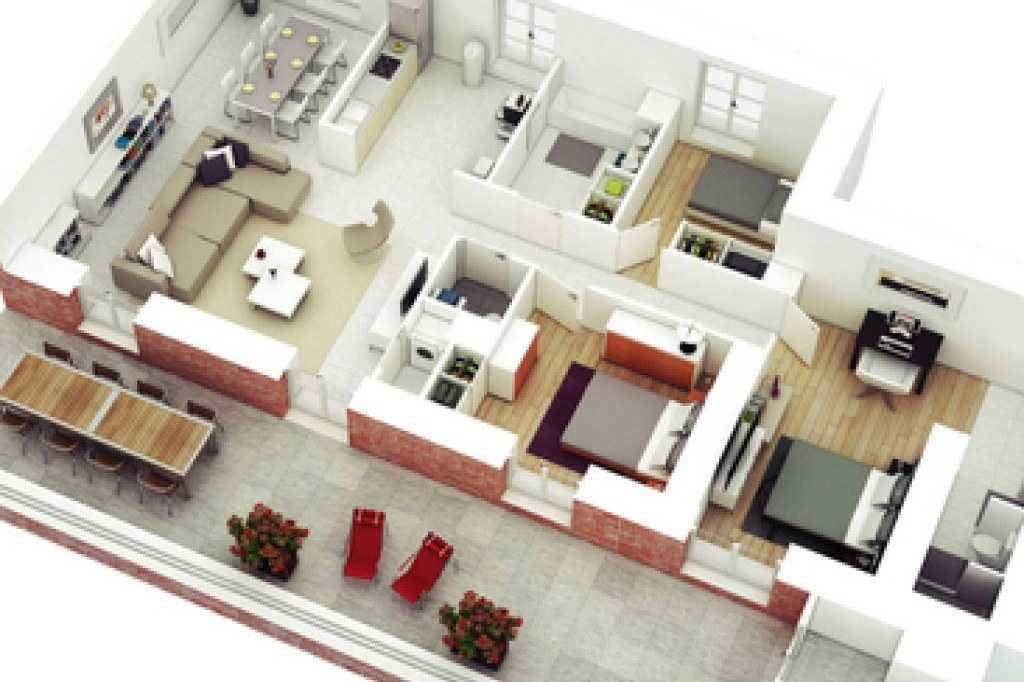 Desain Rumah Minimalis Sederhana Denah Rumah 3 Kamar Ukuran 7x9