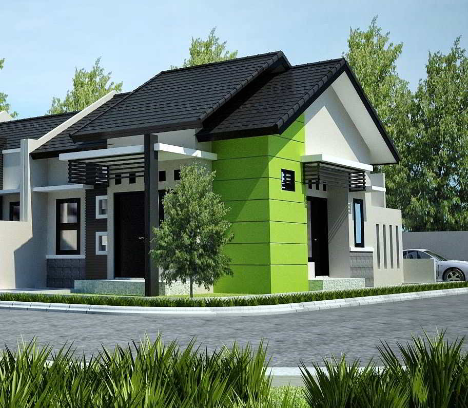 Desain Terbaru Rumah Minimalis Sederhana Lokasi Pojok Paling Nyaman