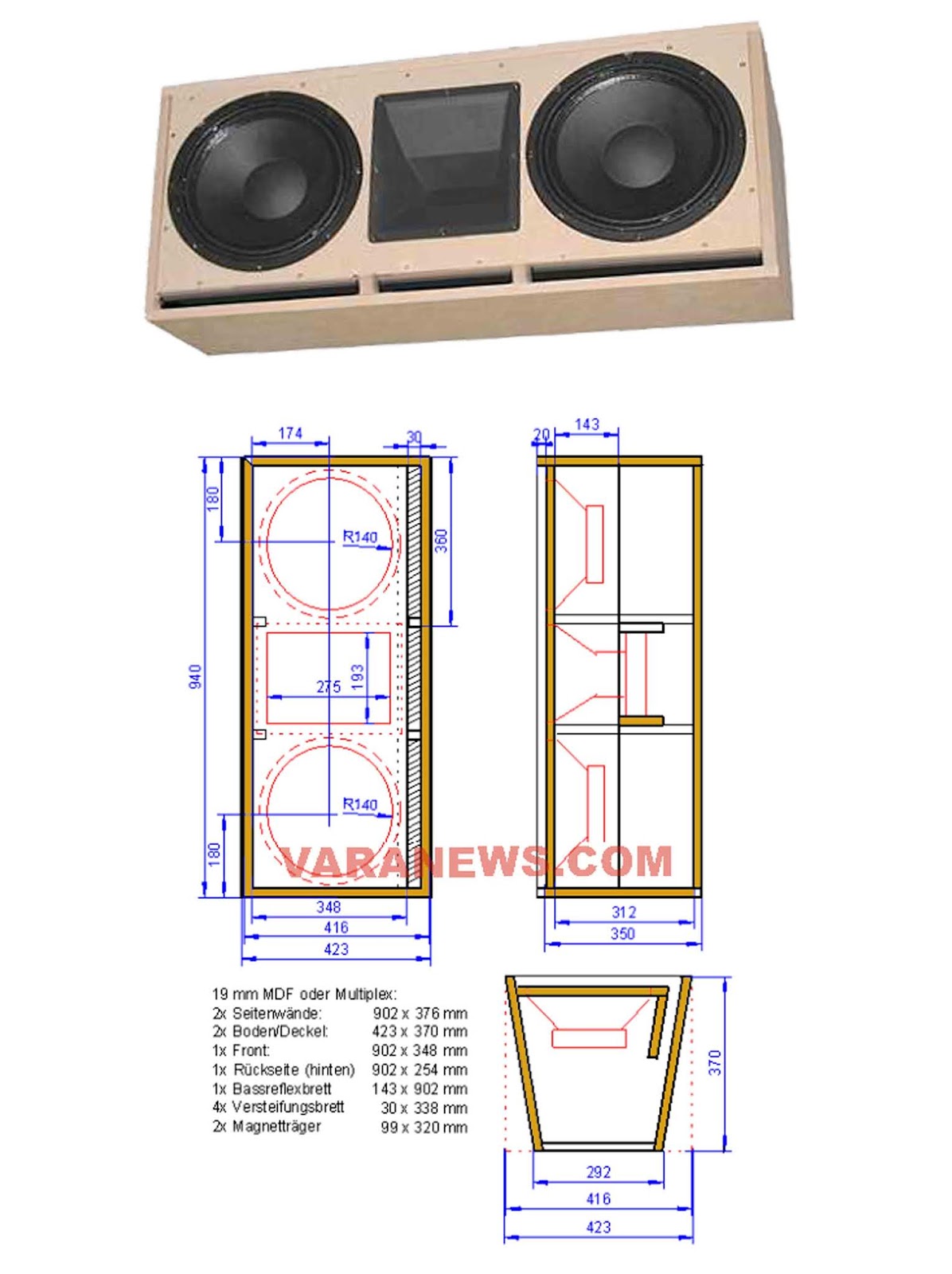 Cara Membuat Box Speaker 18 Inch Untuk Bass