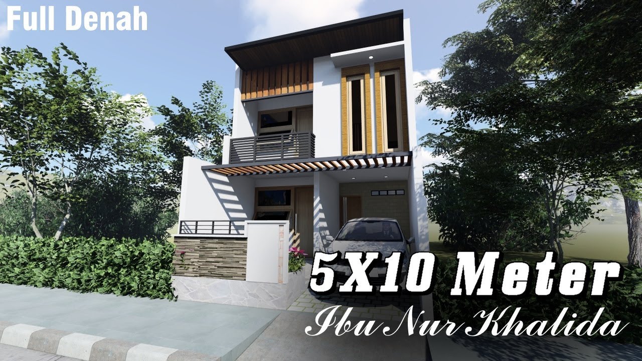 Desain Rumah Minimalis 2 Lantai Ukuran 5x10 Meter #2