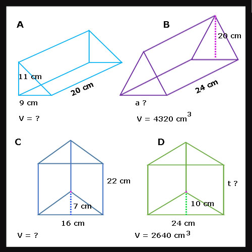 calculate volume of a prism