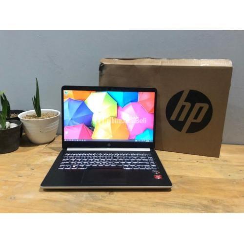 Laptop Bekas HP 14s AMD Ryzen 3 3200U Gaming Desain Lancar Harga Nego