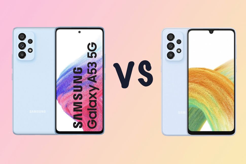Samsung Galaxy A53 5G vs Galaxy A33 5G